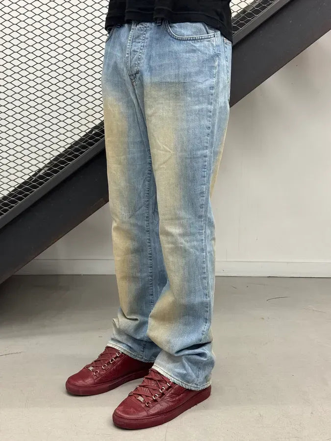 2000s Cavalli Light Blue Washed Denim Jeans hrZqTcj 1