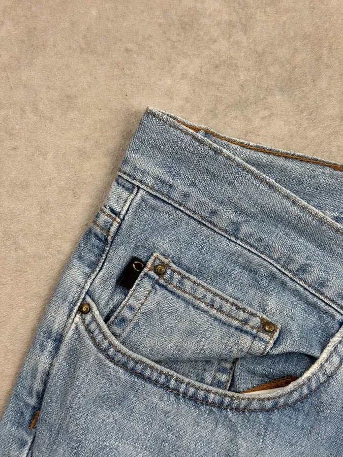 2000s Cavalli Light Blue Washed Denim Jeans hrZqTcj 10