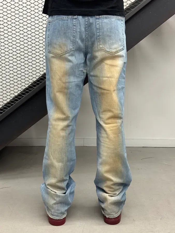 2000s Cavalli Light Blue Washed Denim Jeans hrZqTcj 2