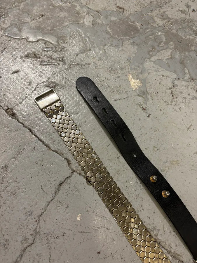 2000s Cavalli Metal Honeycomb Belt kYYQKgt 4
