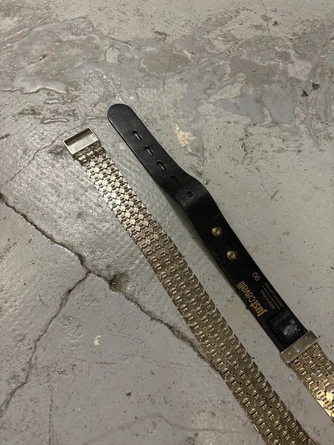 2000s Cavalli Metal Honeycomb Belt kYYQKgt 3