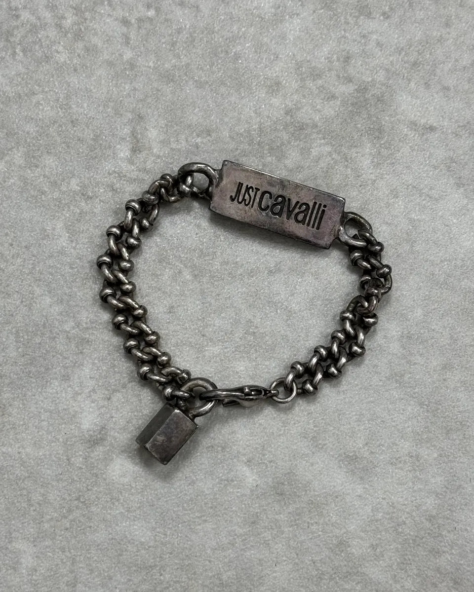 2000s Cavalli Metallic Chain Bracelet JHHpOKs 1