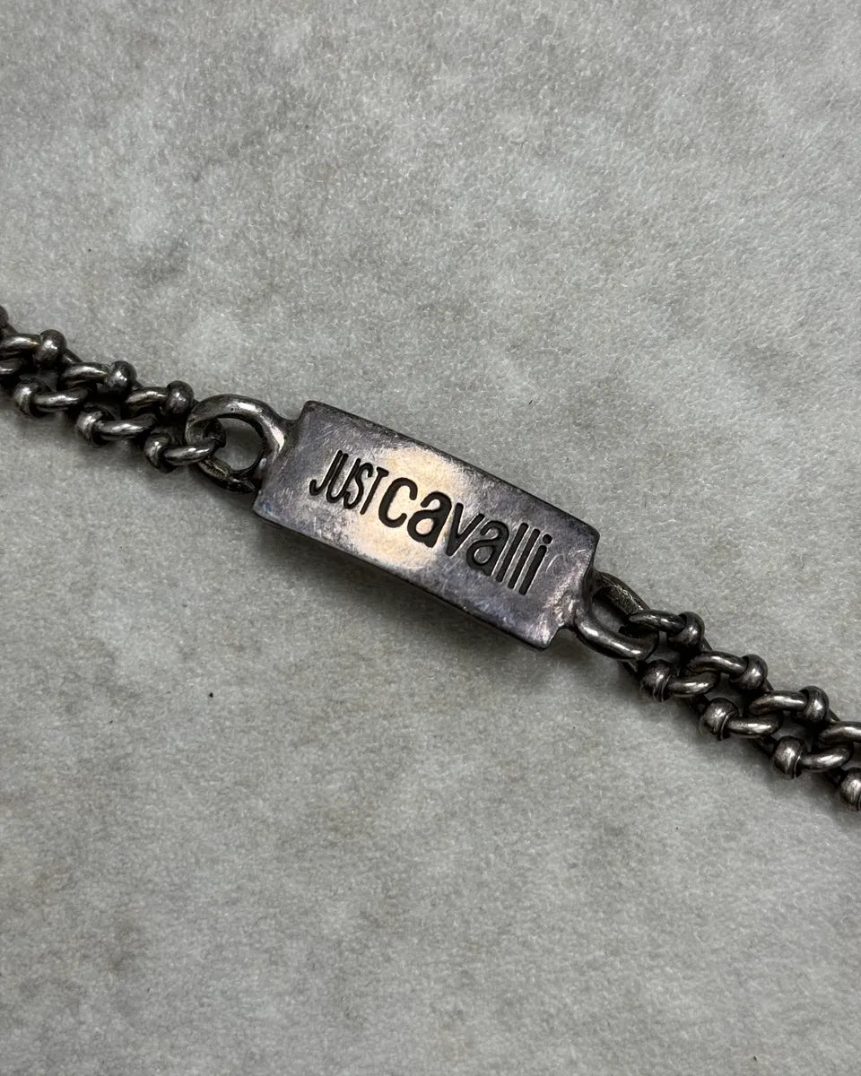 2000s Cavalli Metallic Chain Bracelet JHHpOKs 4