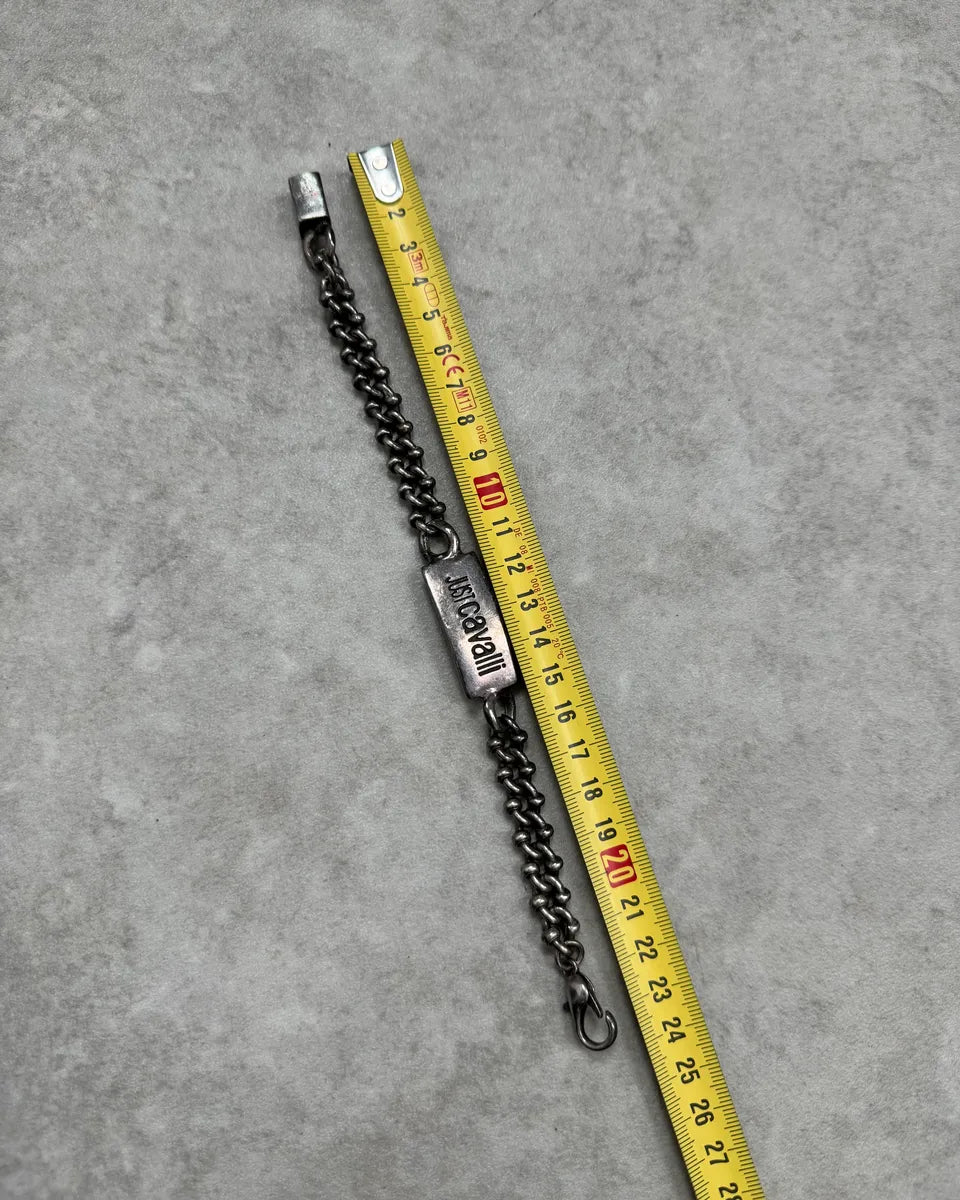 2000s Cavalli Metallic Chain Bracelet JHHpOKs 7
