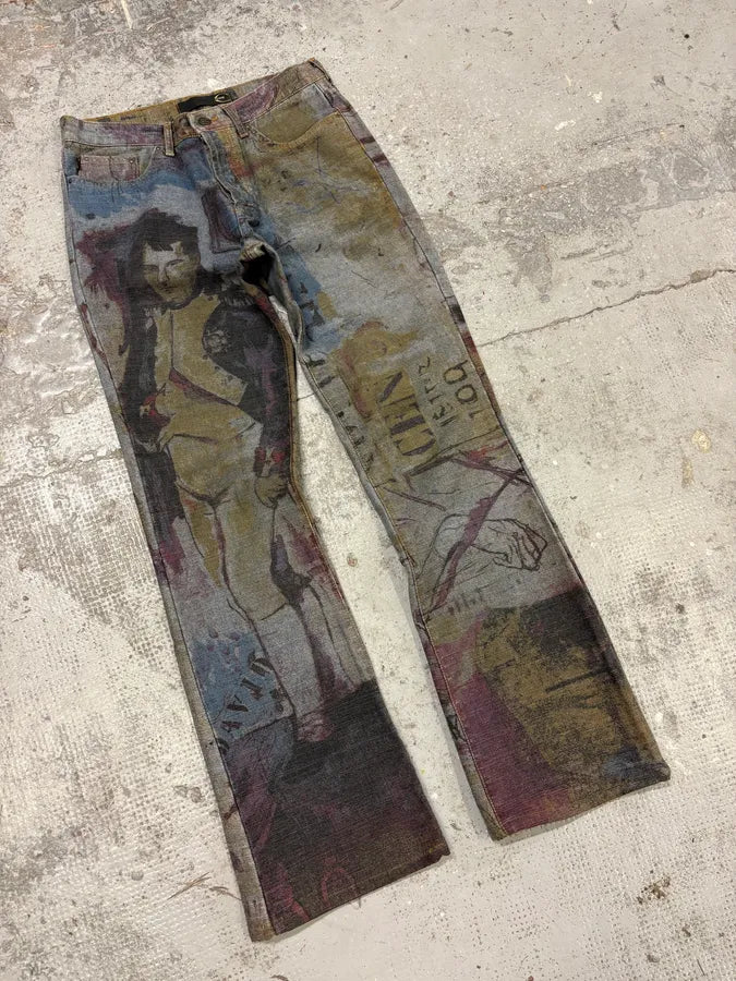 2000s Cavalli Napoleon Denim Jeans jBjwfWU 4