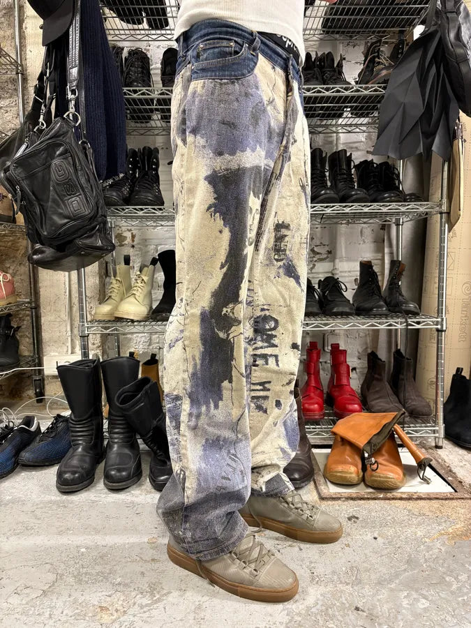 2000s Cavalli Napoleon Dynasty Straight Pants (S/M) tThbEgE 2