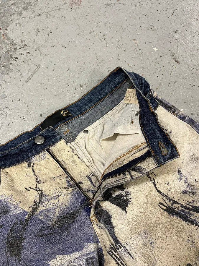 2000s Cavalli Napoleon Dynasty Straight Pants (S/M) tThbEgE 9