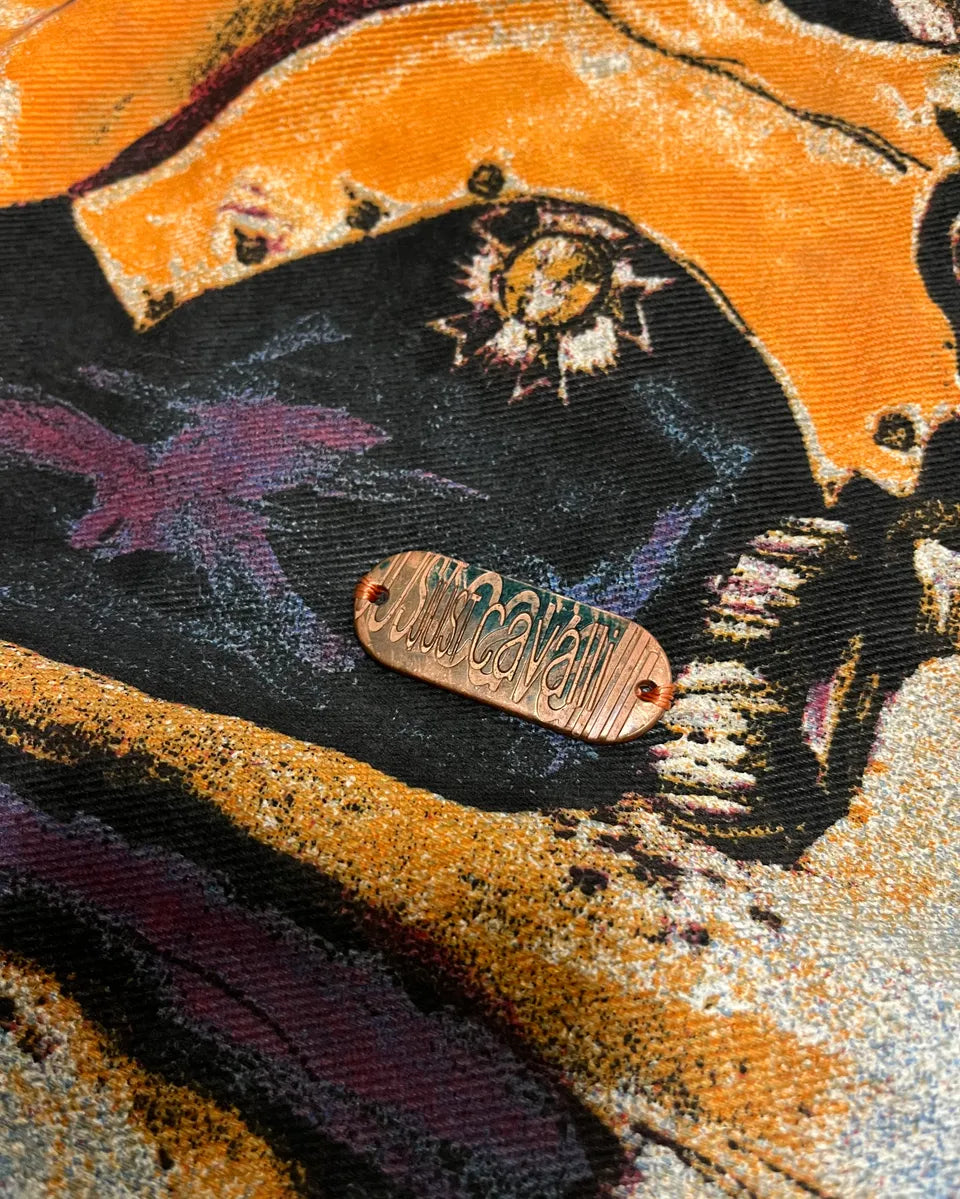 2000s Cavalli Napoleon Painting Abstract Tote Bag IeDWdTS 6