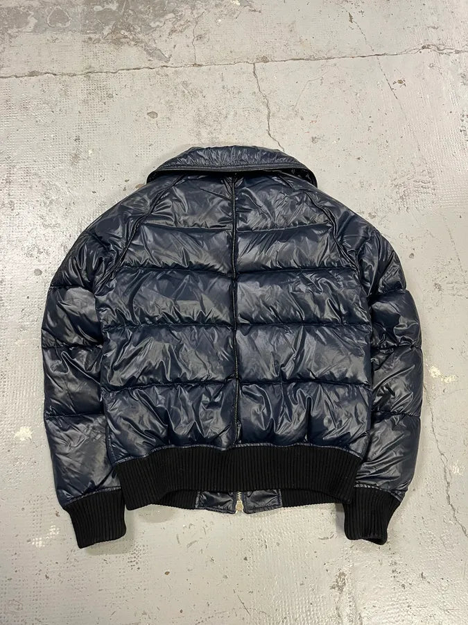 2000s Cavalli Navy Nylon British Cozy Puffer Jacket jLTafei 6