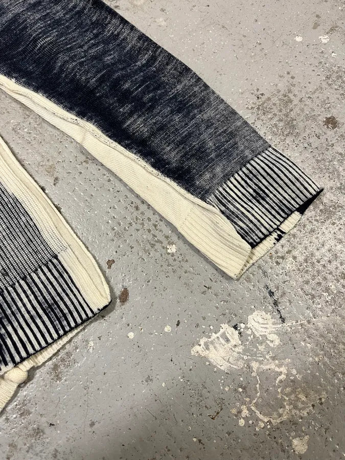 2000s Cavalli Navy Overprint Sweater gyQdQPA 5