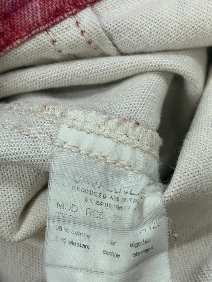 2000s Cavalli Orange Fire Denim Jacket spSJRAH 9