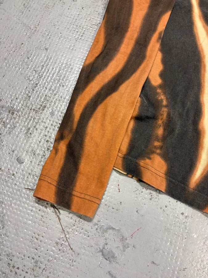 SS2002 Cavalli Orange Lava Hallucination Longsleeve T-Shirt KMObKfb 6