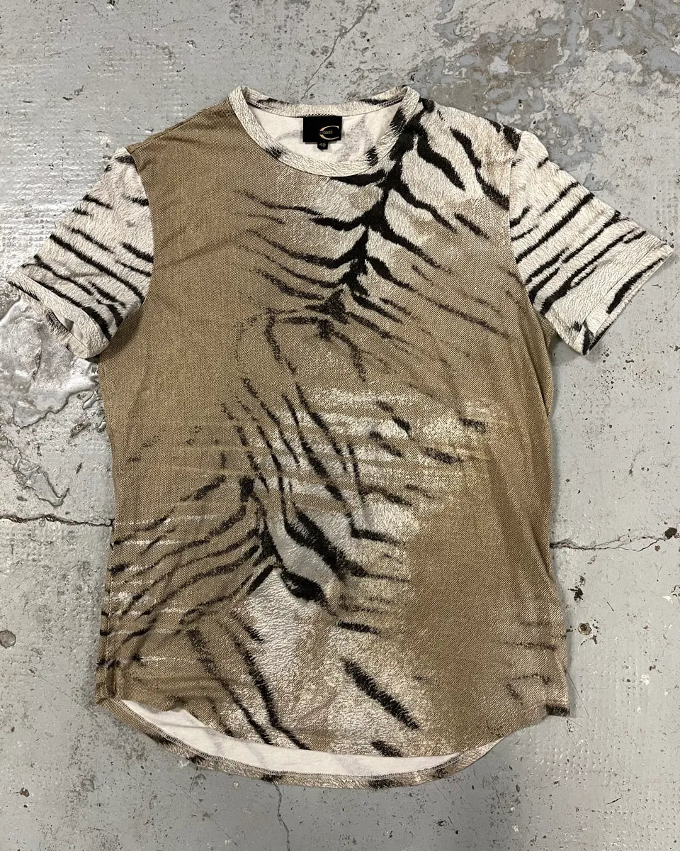 2000s Cavalli Original Zebra T-Shirt EheEDQb 0