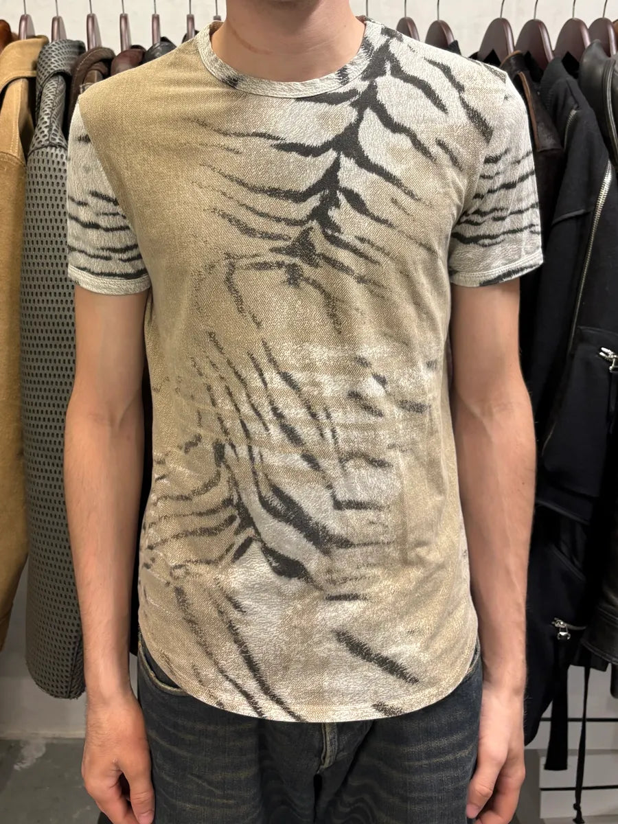 2000s Cavalli Original Zebra T-Shirt EheEDQb 1