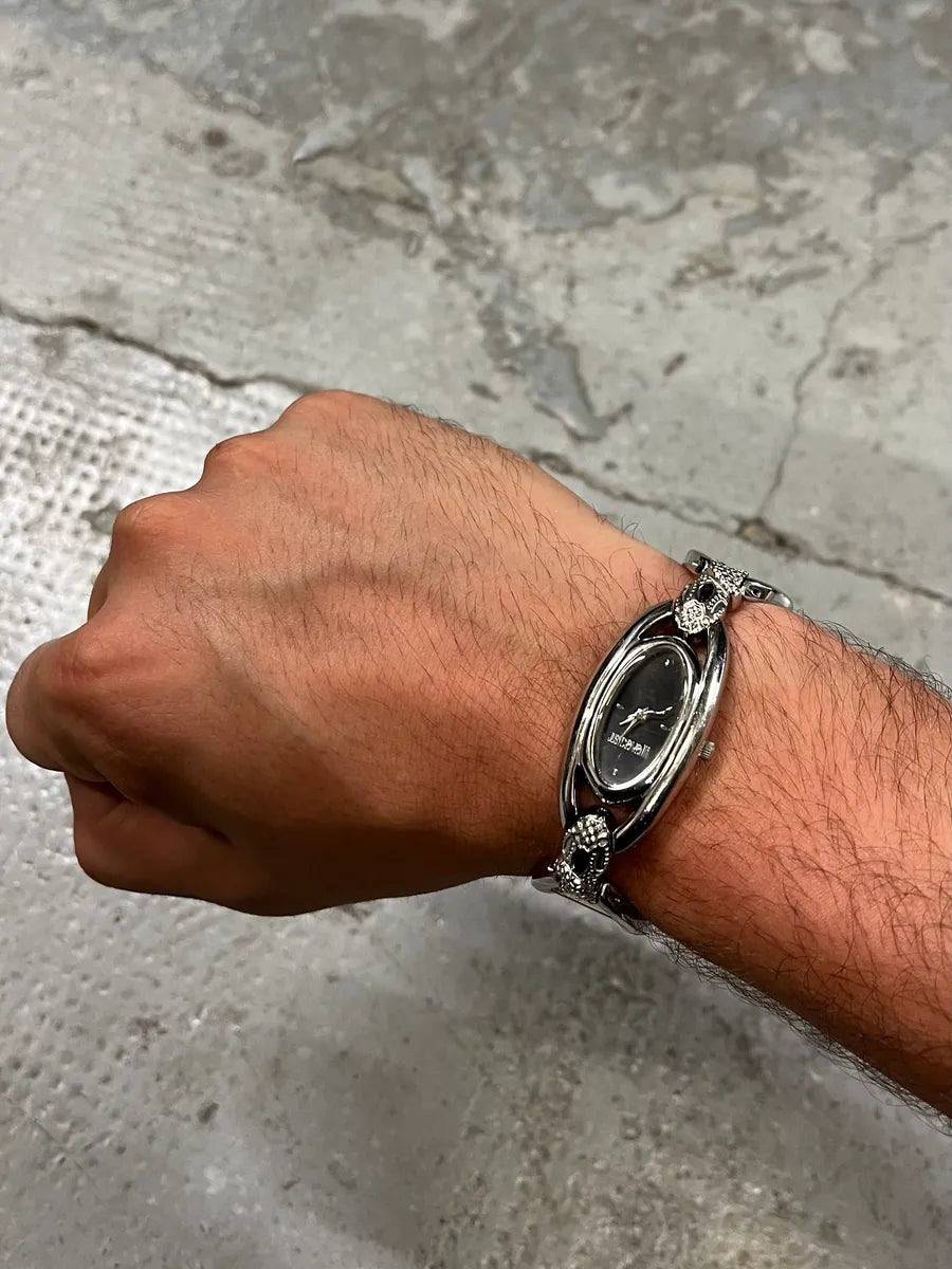 2000s Cavalli Ornament Chain Linked Watch xVPcwTl 1