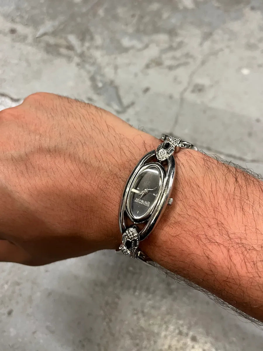 2000s Cavalli Ornament Chain Linked Watch xVPcwTl 2