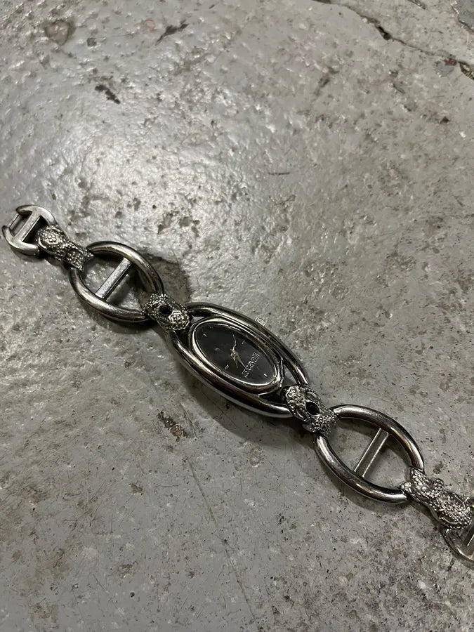 2000s Cavalli Ornament Chain Linked Watch xVPcwTl 5