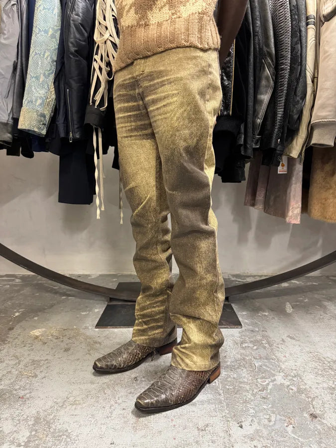 2000s Cavalli Overprint Beige Dyed Pants LVMsttR 2