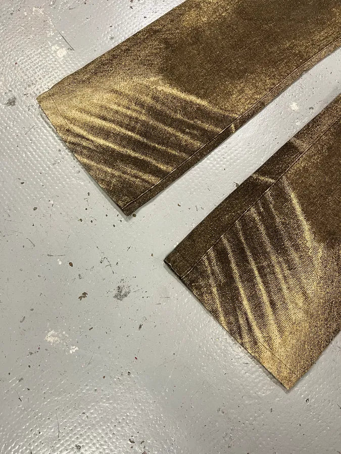 2000s Cavalli Overprint Beige Dyed Pants LVMsttR 6