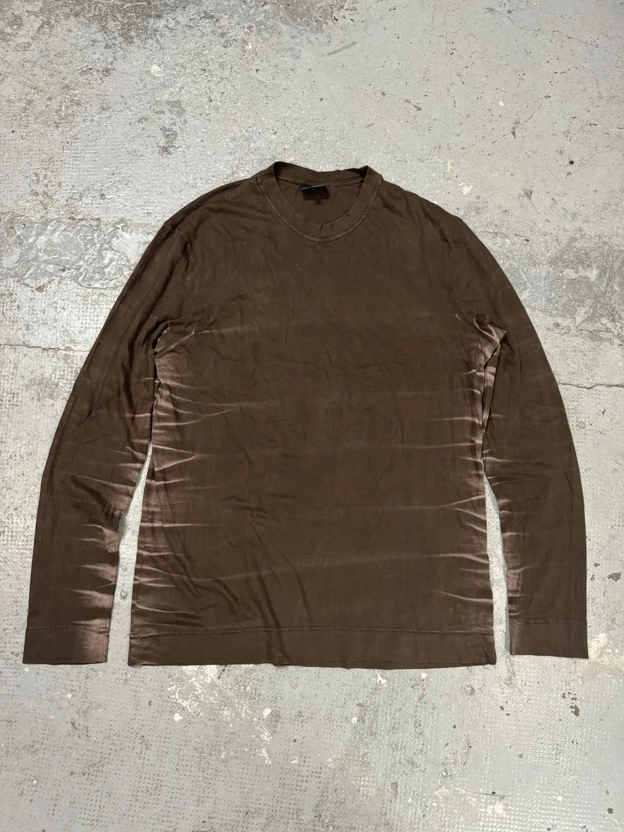 2000s Cavalli Overprint Brown Faded Longsleeves BcjUcdv 0
