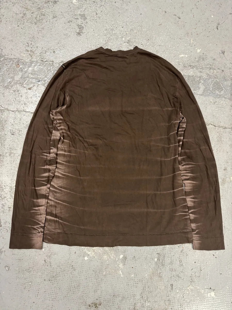 2000s Cavalli Overprint Brown Faded Longsleeves BcjUcdv 1