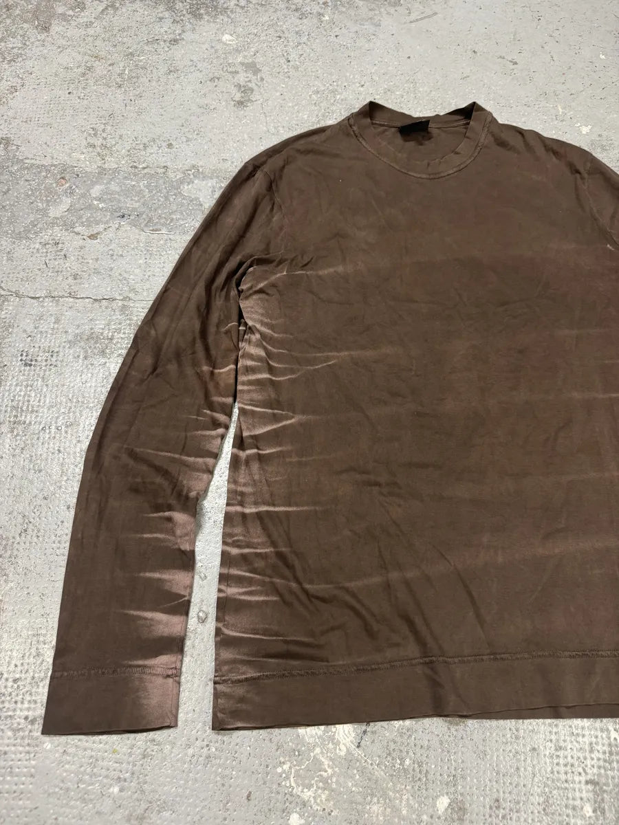 2000s Cavalli Overprint Brown Faded Longsleeves BcjUcdv 5