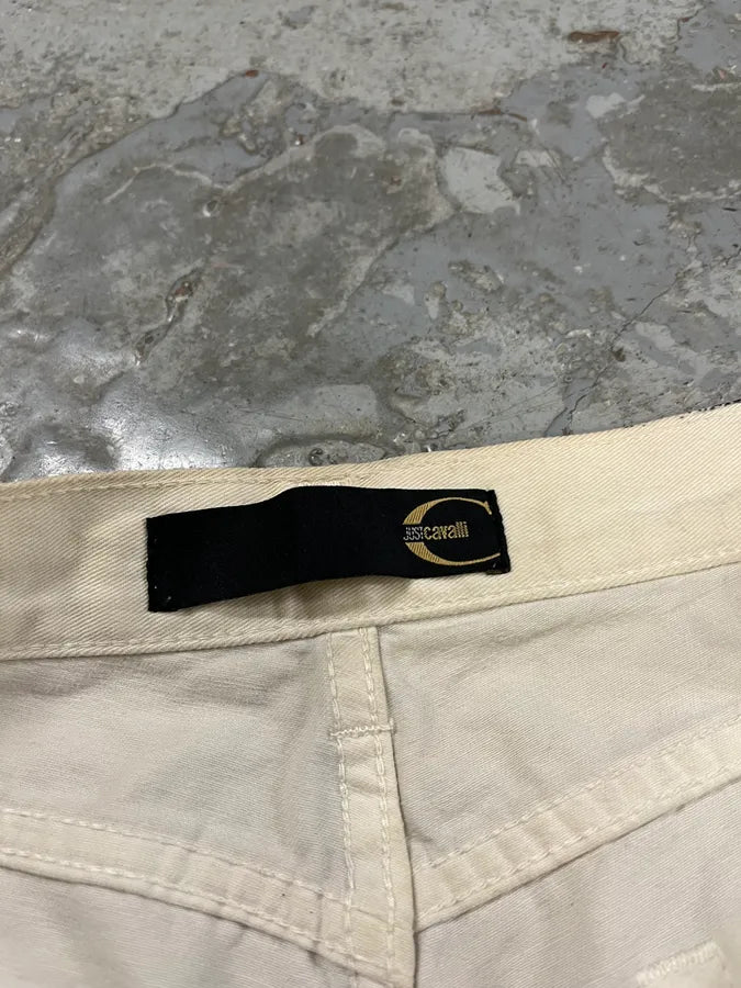 2000s Cavalli Overprint Faded Grey Pants Bculjbf 11