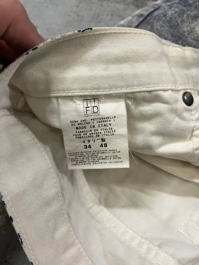 2000s Cavalli Overprint Faded Grey Pants Bculjbf 12