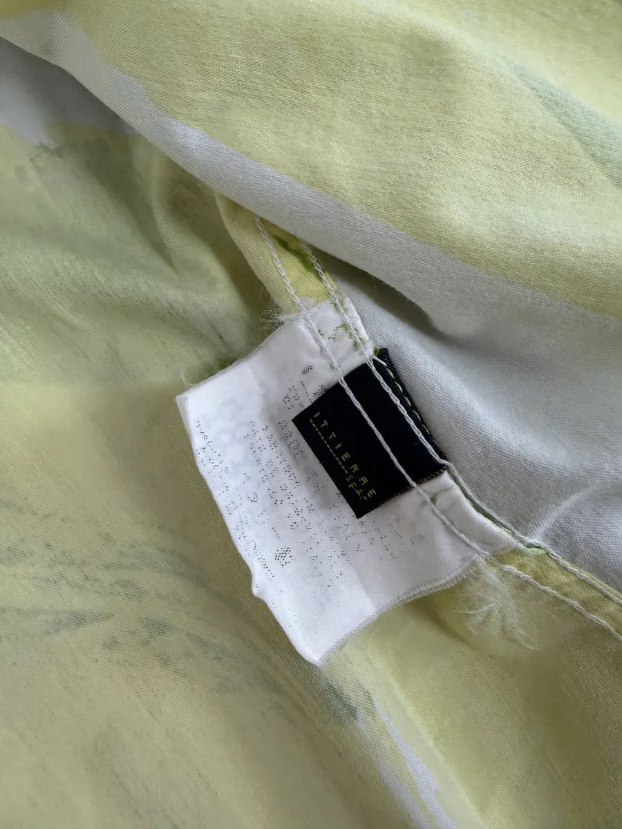 2000s Cavalli Overprint Green White Shirt dQpwZvt 6