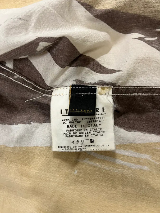 2000s Cavalli Overprint Yellow Brown White Shirt apbvCPp 7