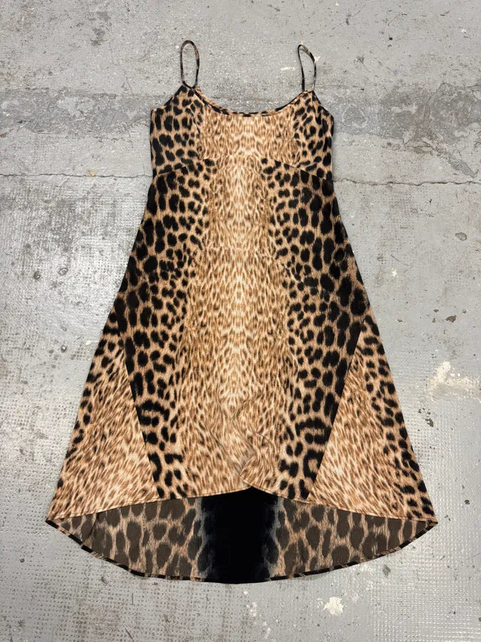 2000s Cavalli Panther Black Dress (M) bQymYZx 0