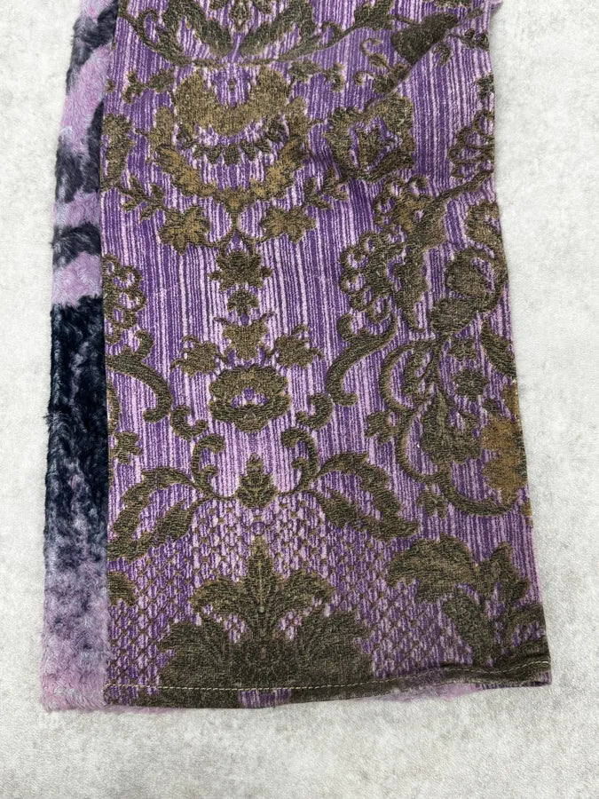 SS2005 Cavalli Peninsula Pink Velvet Pants wFVTchm 8