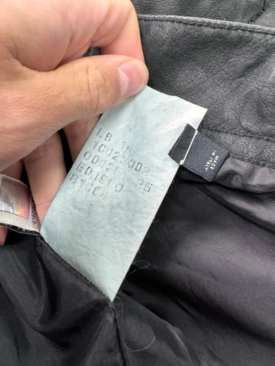 2000s Cavalli Perfect Obscur Brut Leather Jacket iDnelVX 4