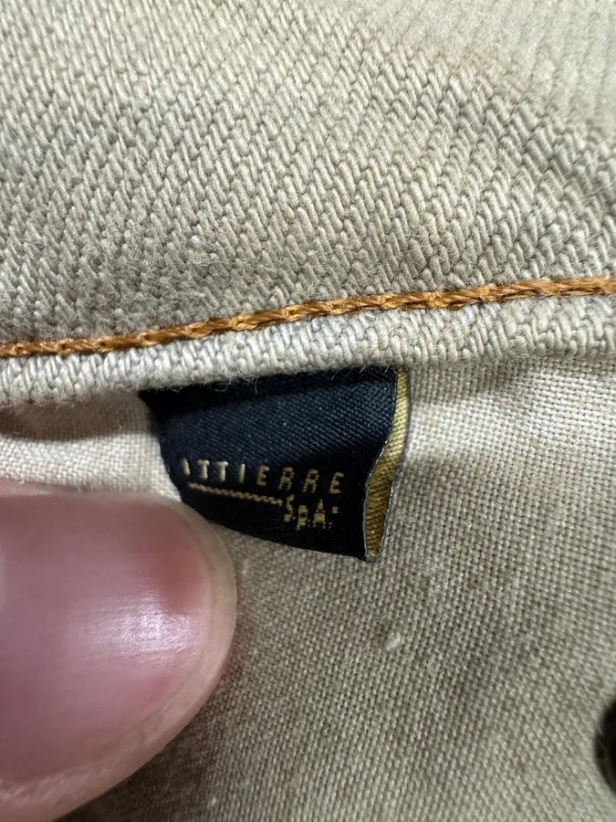 2000s Cavalli Pink & White Overprint Bootcut Pants (S/M) UrhkdhO 10