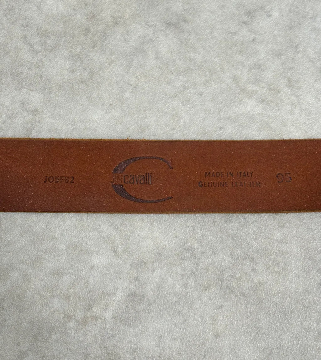 2000s Cavalli Pink Cracked Effect Leather Belt kBQgTha 8
