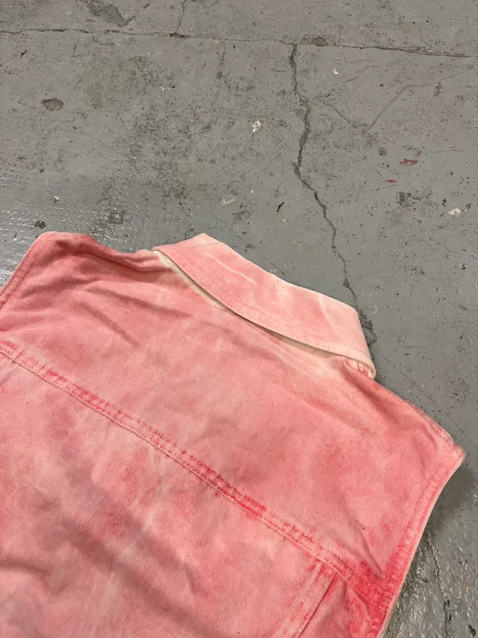 2000s Cavalli Pink Embellished Vest Jacket NAnPvzd 4