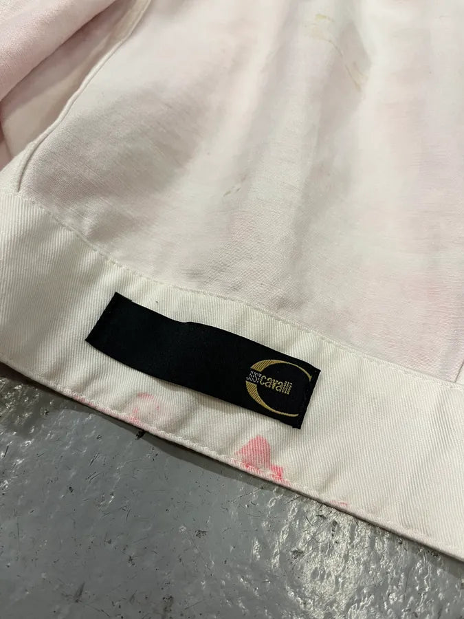 2000s Cavalli Pink Embellished Vest Jacket NAnPvzd 7