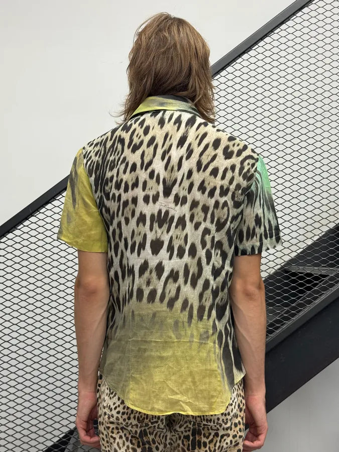 2000s Cavalli Psychedelic Leopard Multicolor Shirt LtSruho 2
