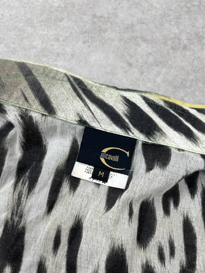2000s Cavalli Psychedelic Leopard Multicolor Shirt LtSruho 8