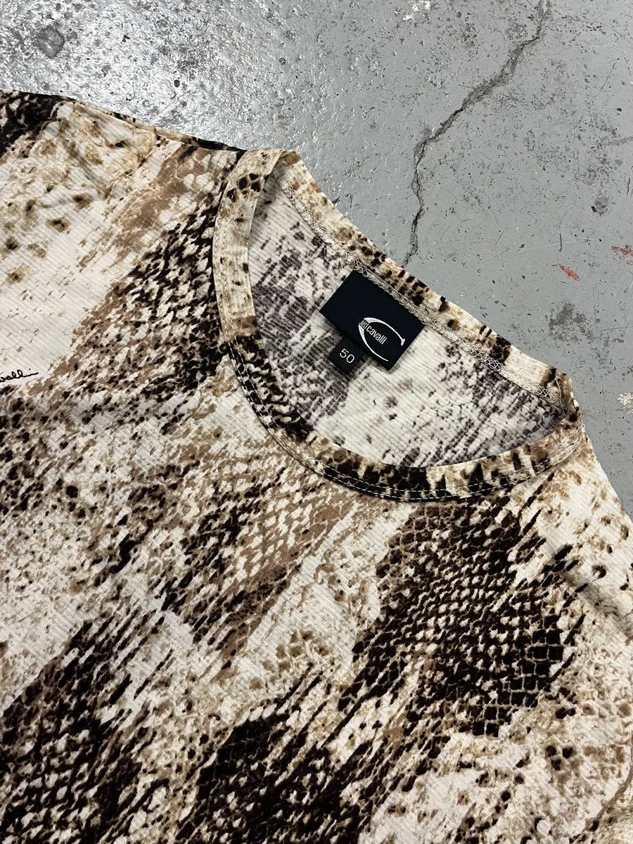 2000s Cavalli Python Elevated Beige Longsleeves sjrMbZz 4
