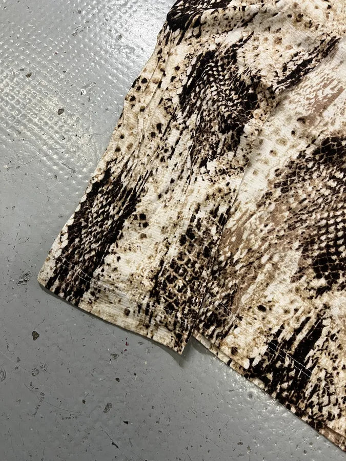 2000s Cavalli Python Elevated Beige Longsleeves sjrMbZz 5