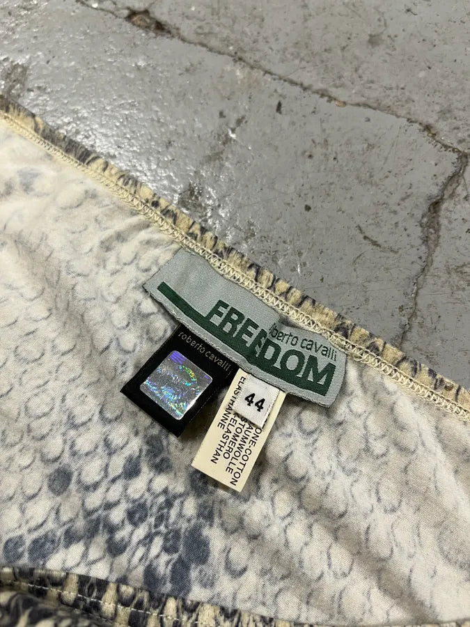 2000s Cavalli Python Exotic Print Skirt gMKYJmj 4