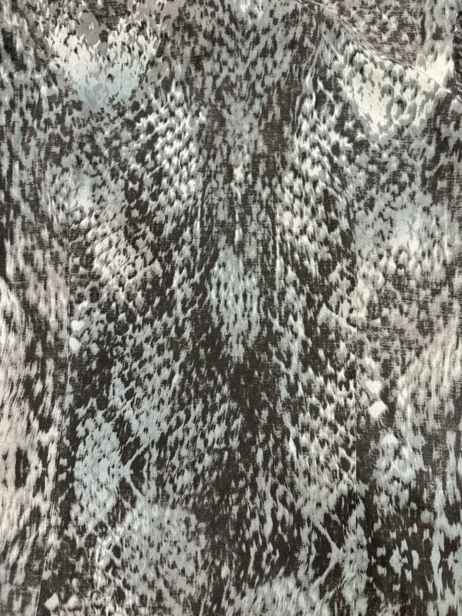 2000s Cavalli Python Snake Blue Shirt zHGcqaA 5