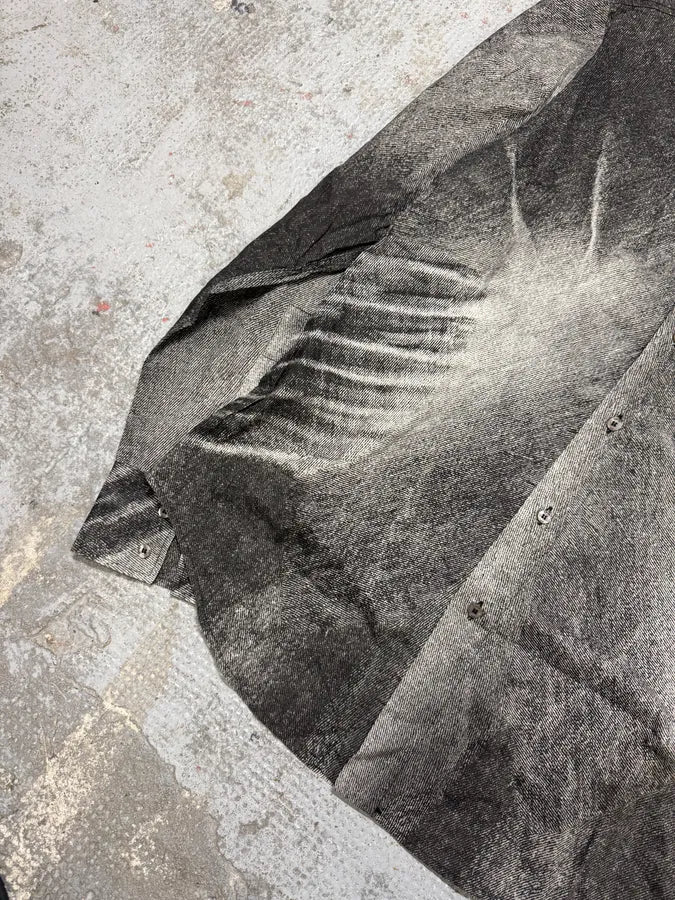 2000s Cavalli Raw Brutal Grey Shirt LvmcTEc 5