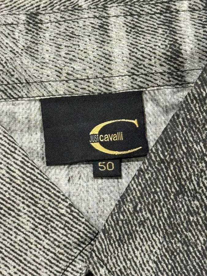 2000s Cavalli Raw Brutal Grey Shirt LvmcTEc 8
