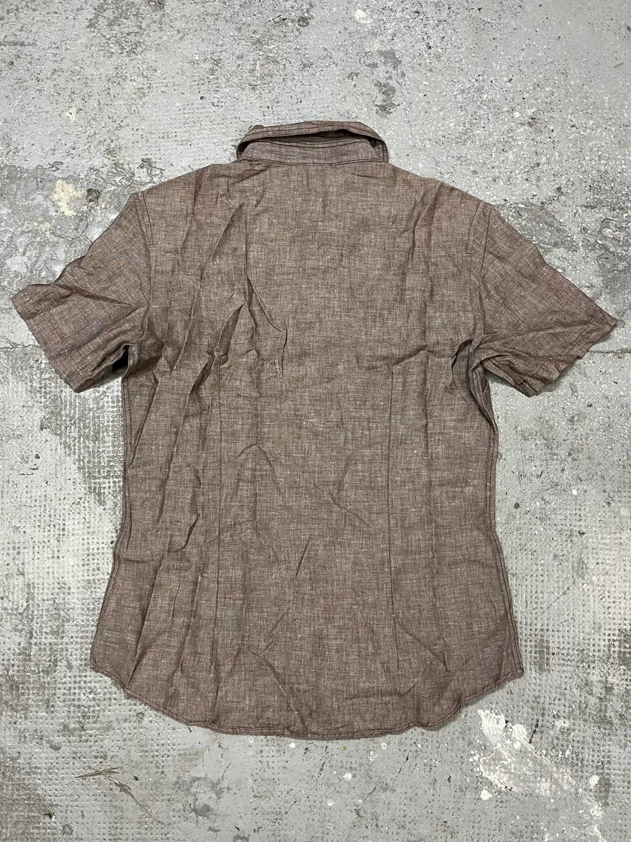 2000s Cavalli Raw Grey Leopard Scars Shirt (S/M) qbmHTvY 5