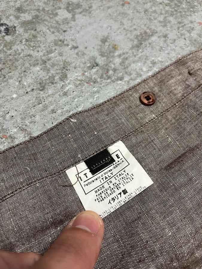 2000s Cavalli Raw Grey Leopard Scars Shirt (S/M) qbmHTvY 7