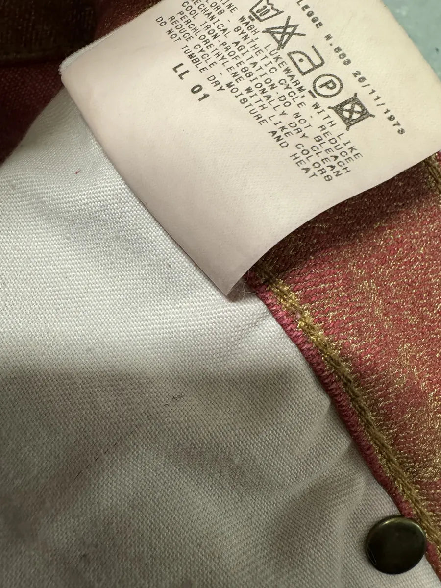 2000s Cavalli Red Distressed Faded Electric Pants HkRtZtM 11