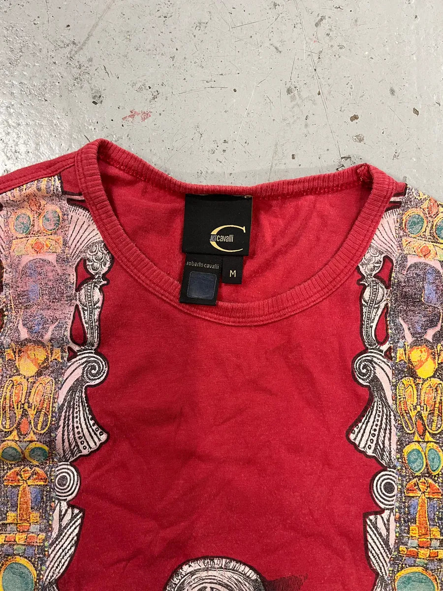 SS2008 Cavalli Red Indian T-Shirt Ovmjsro 7