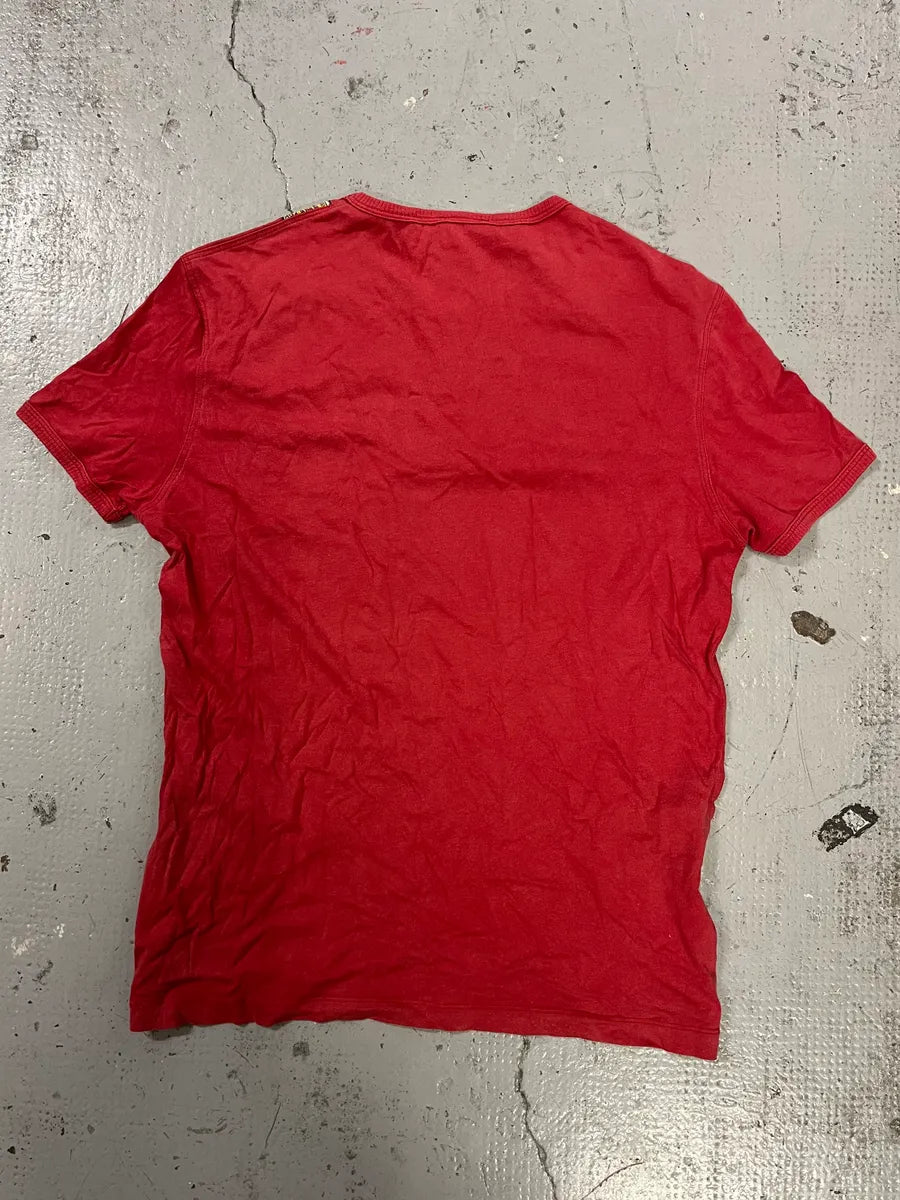 SS2008 Cavalli Red Indian T-Shirt Ovmjsro 4